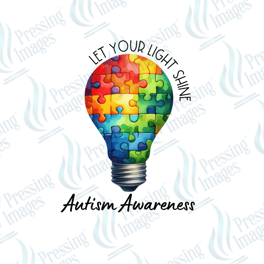 DTF 3906 Let Your Light Shine - Pressing Images