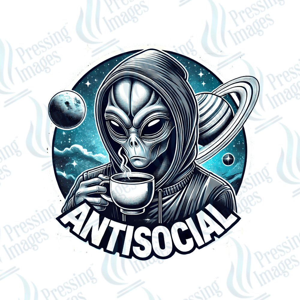 DTF 3913 Antisocial Alien - Pressing Images