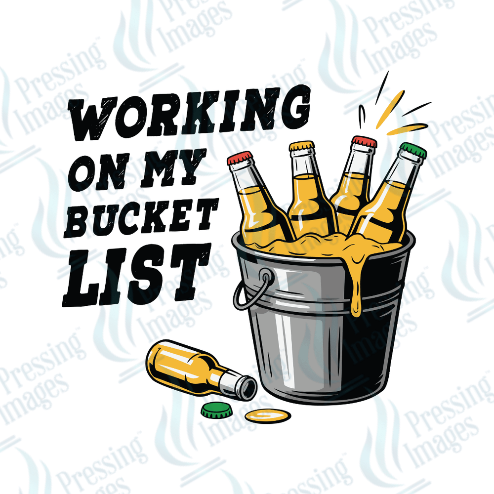 DTF 3924 Bucket List - Pressing Images