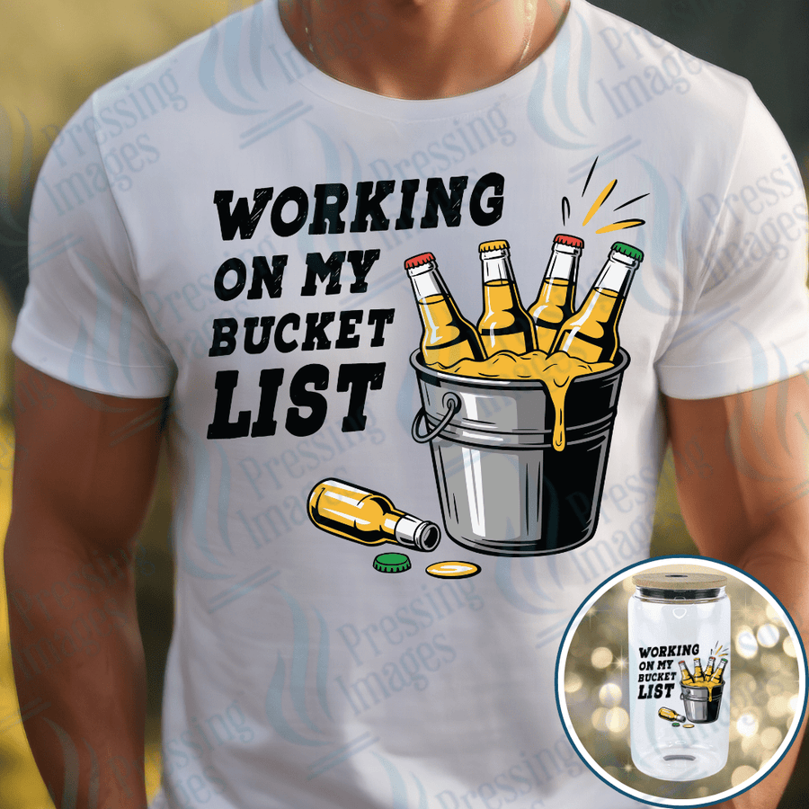 DTF 3924 Bucket List - Pressing Images