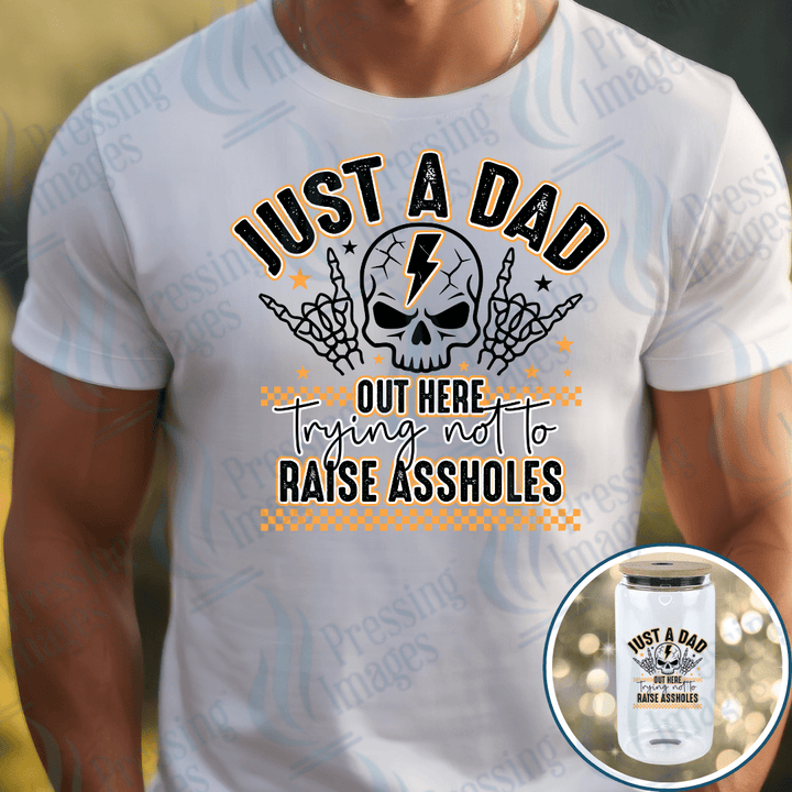 DTF 3940 Just A Dad - Pressing Images