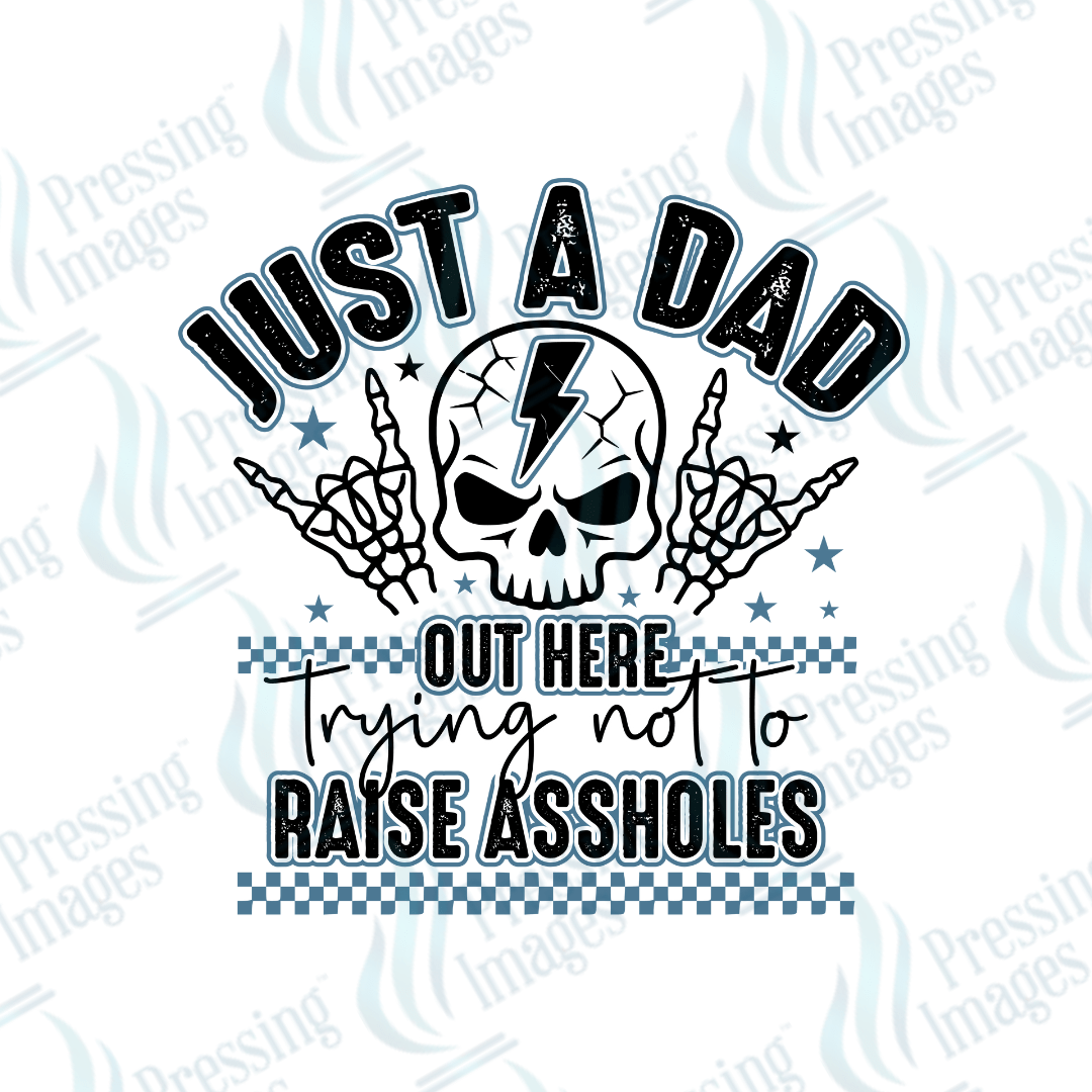 DTF 3940 Just A Dad - Pressing Images