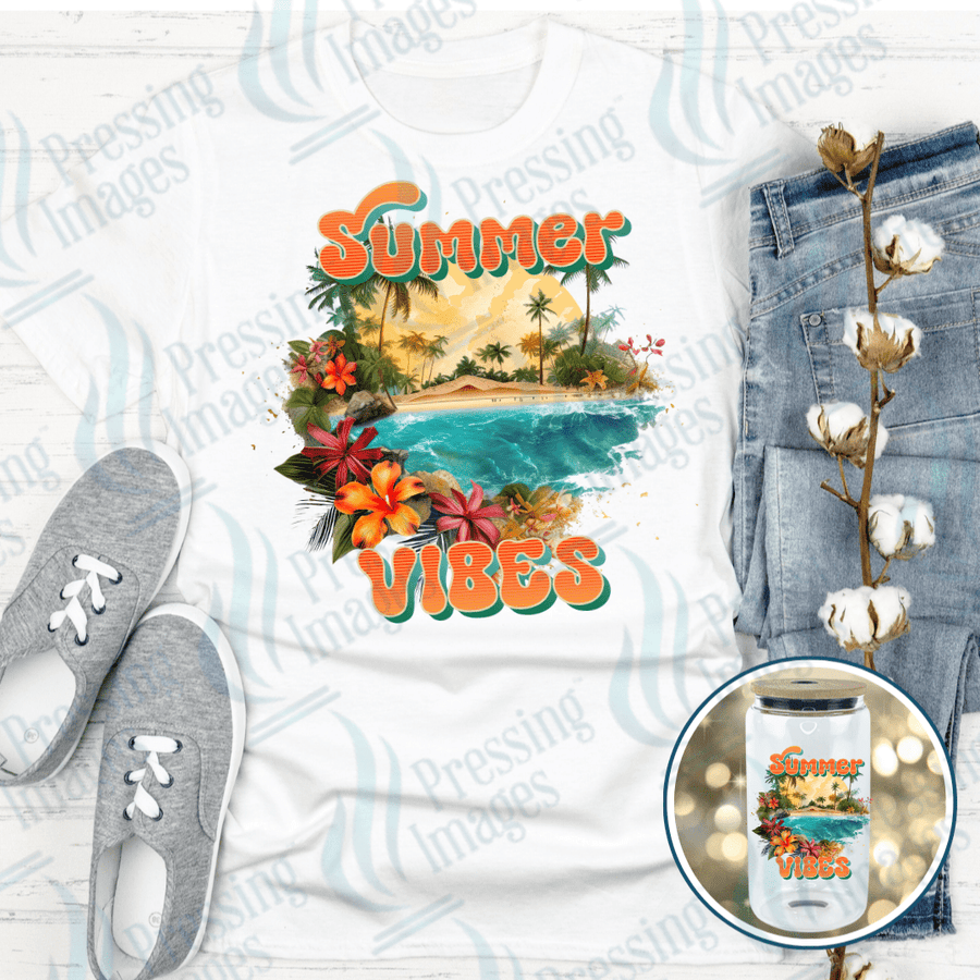 DTF 3944 Summer Vibes - Pressing Images