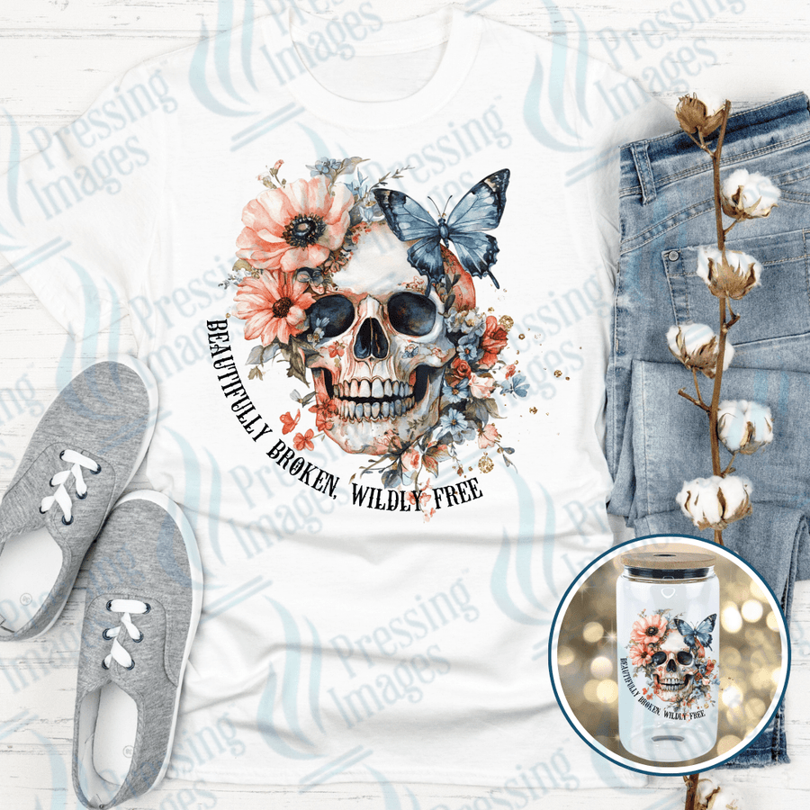 DTF 3953 Beautifully Broken - Pressing Images
