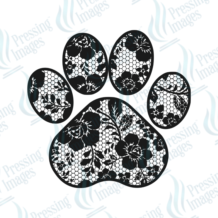 DTF 3961 Lace Paw - Pressing Images