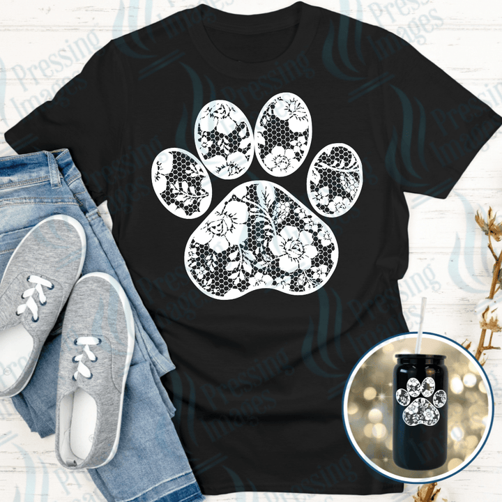 DTF 3961 Lace Paw - Pressing Images