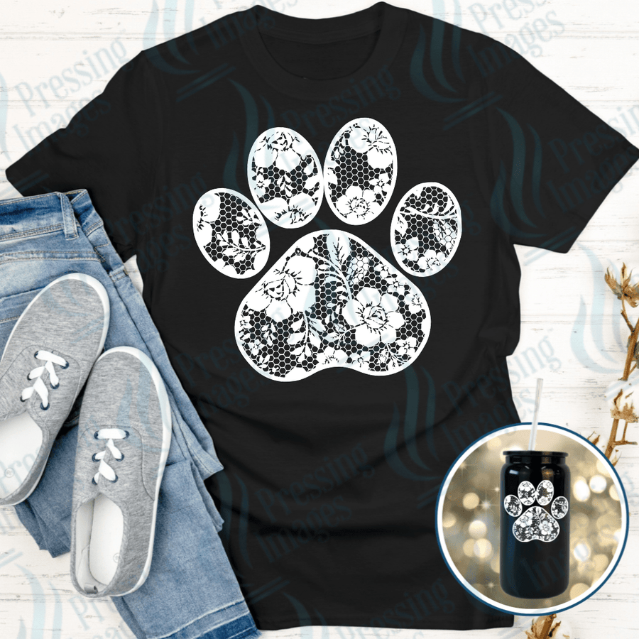 DTF 3961 Lace Paw - Pressing Images