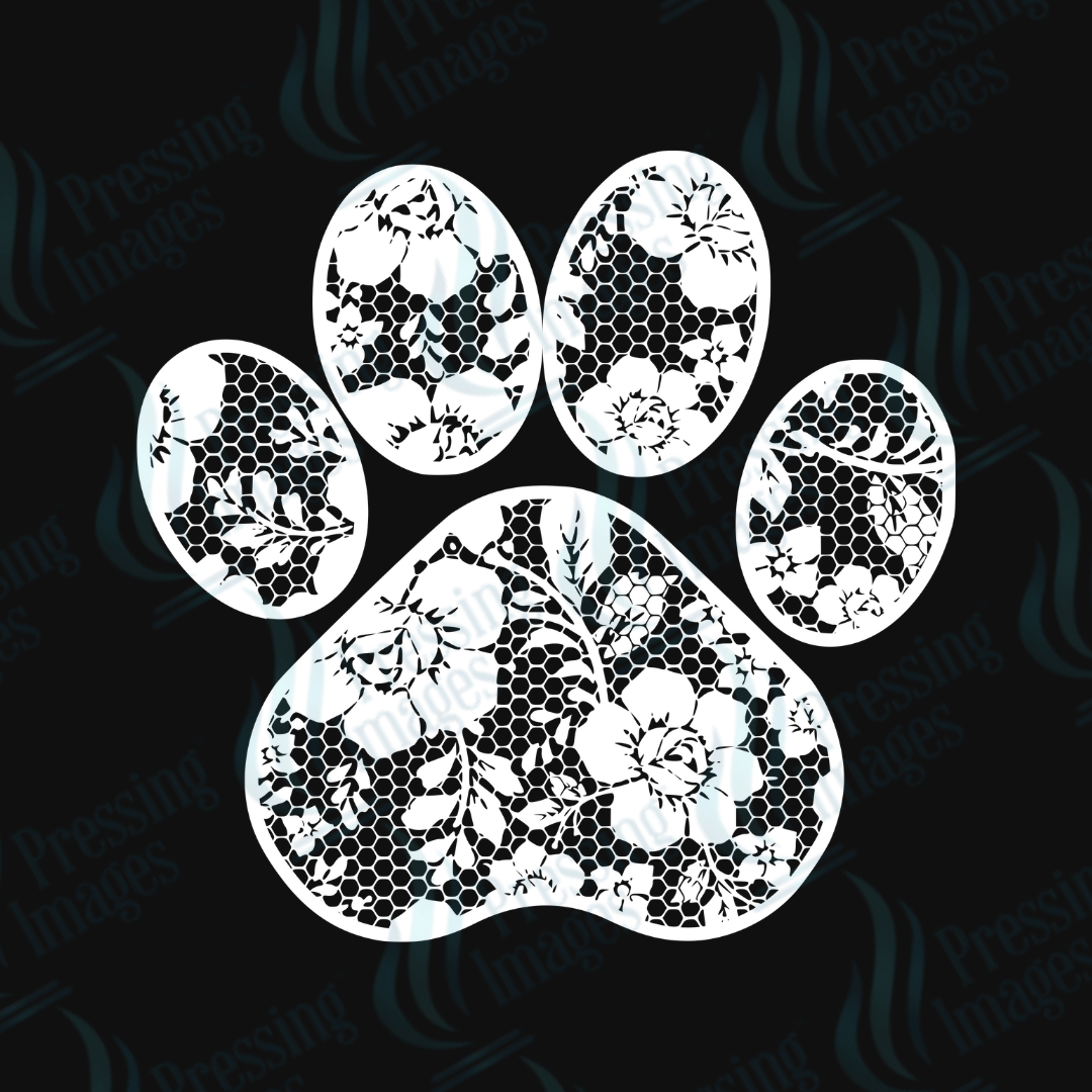 DTF 3961 Lace Paw - Pressing Images