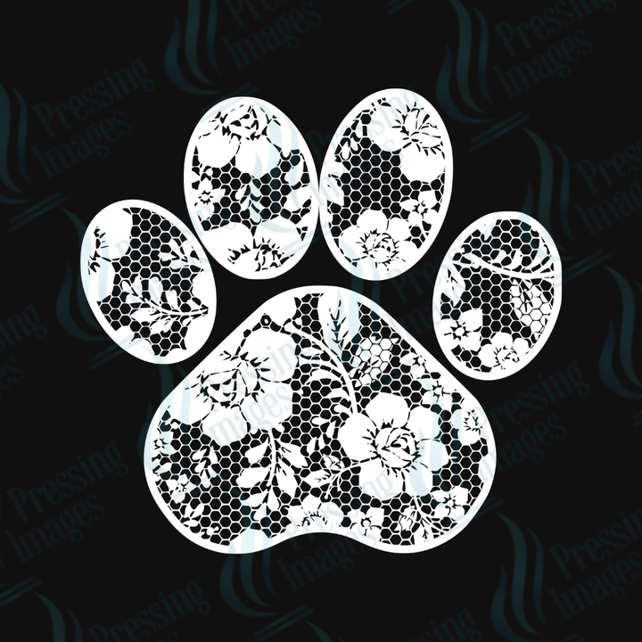 DTF 3961 Lace Paw - Pressing Images