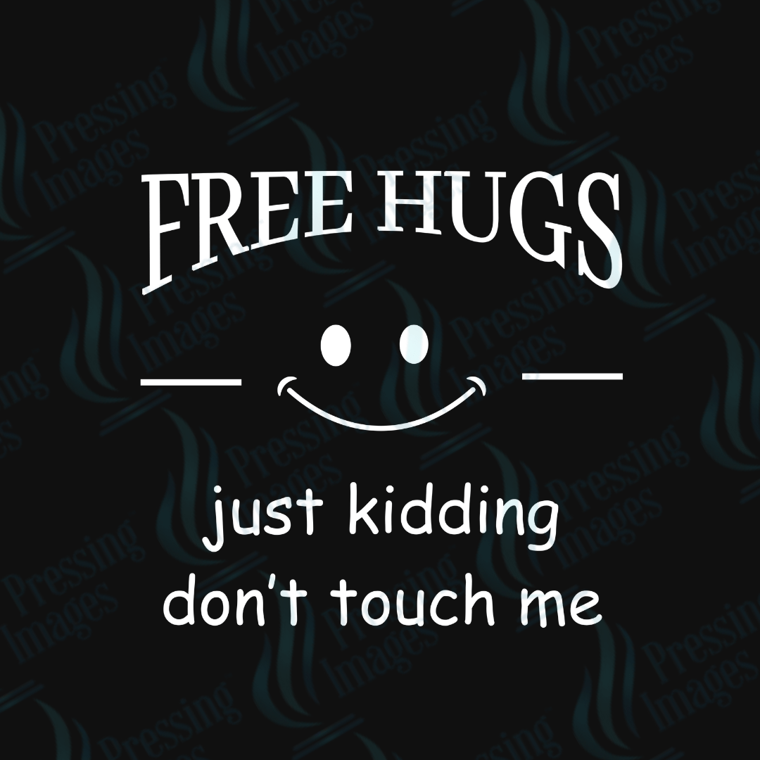 DTF 3970 Free Hugs - Pressing Images