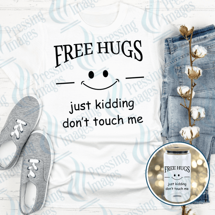 DTF 3970 Free Hugs - Pressing Images