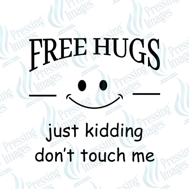 DTF 3970 Free Hugs - Pressing Images