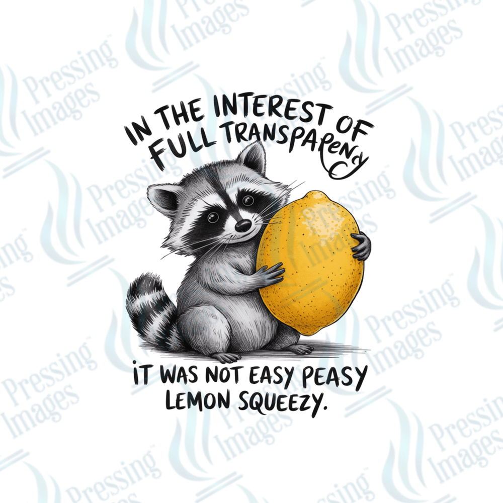 DTF 3987 It Was Not Easy Peasy - Pressing Images