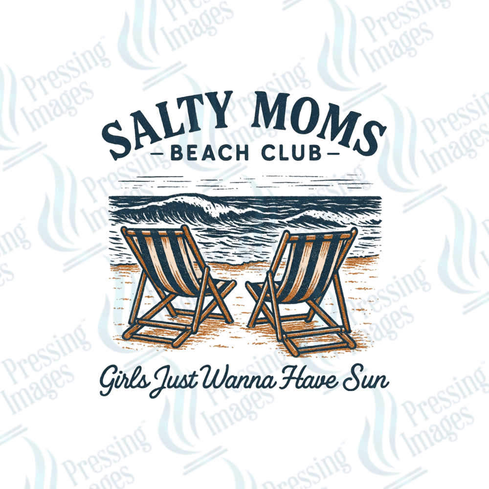 DTF 3994 Salty Moms Beach Club - Pressing Images