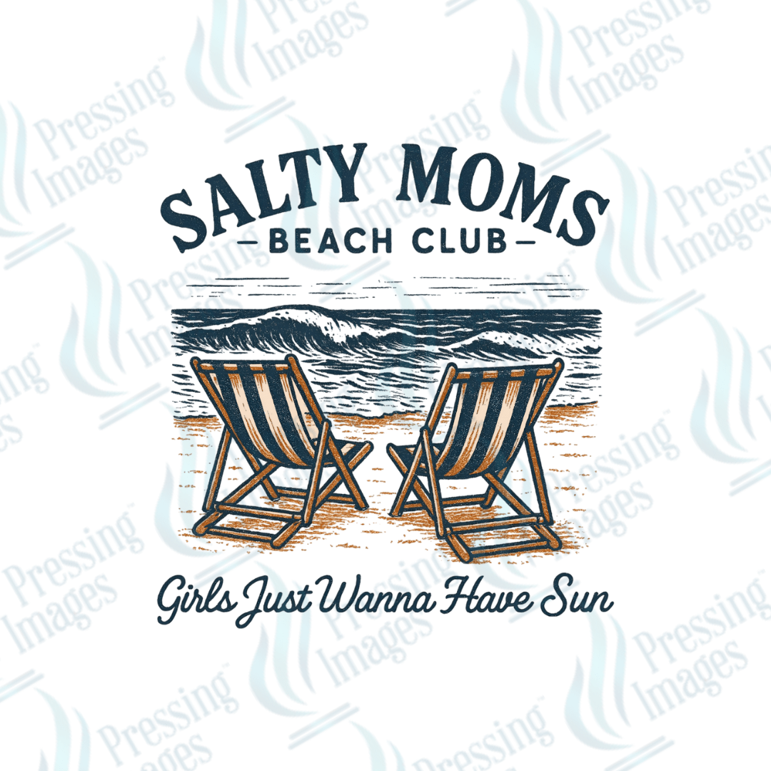 DTF 3994 Salty Moms Beach Club - Pressing Images