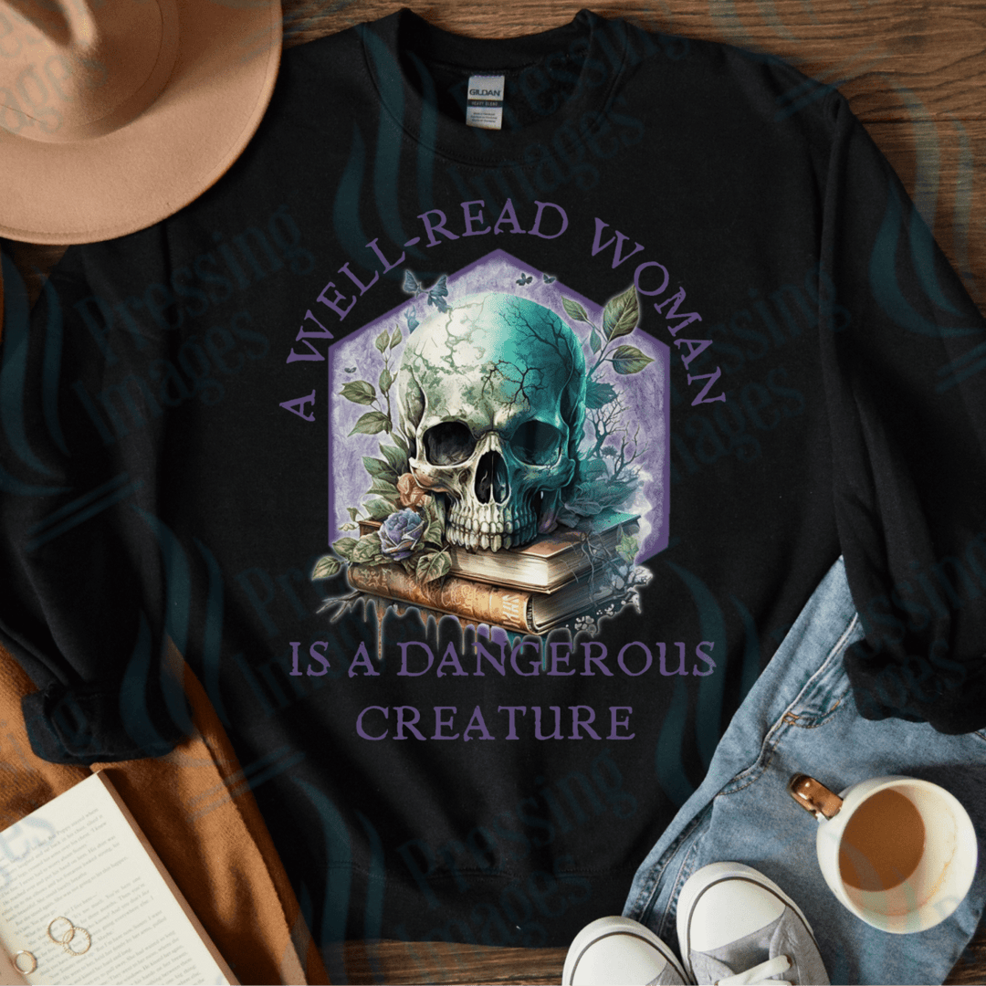 DTF 4001 A well read woman - Pressing Images