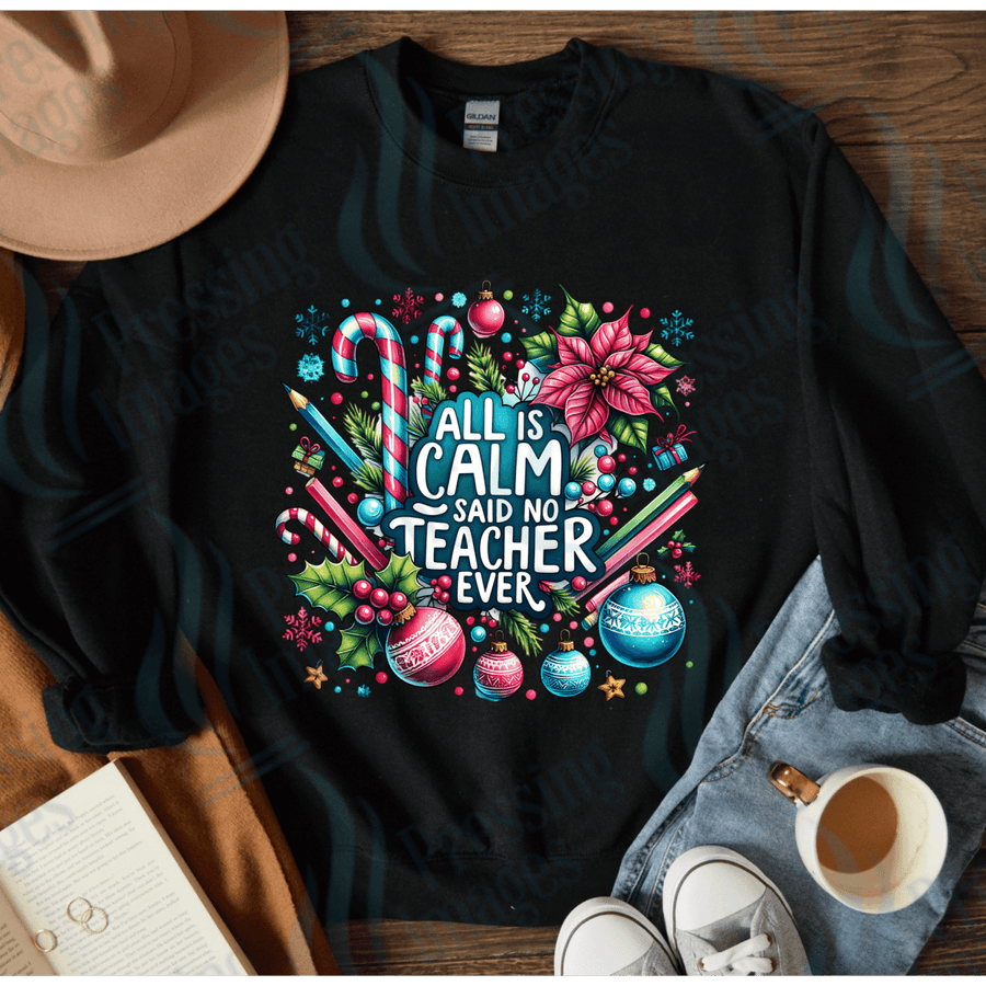 DTF 4020 All is calm said no teacher ever - Pressing Images