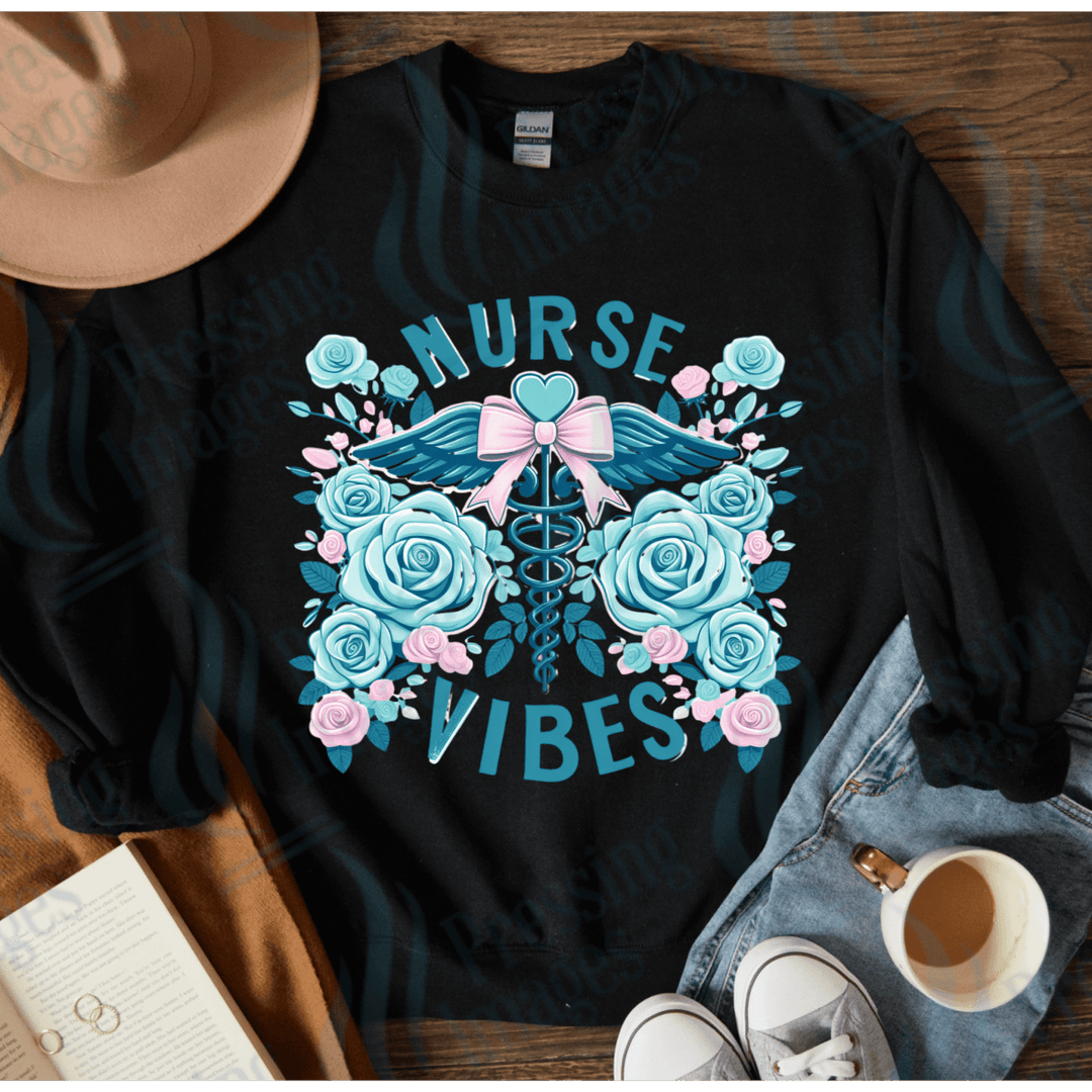 DTF 4066 Nurse vibes - Pressing Images