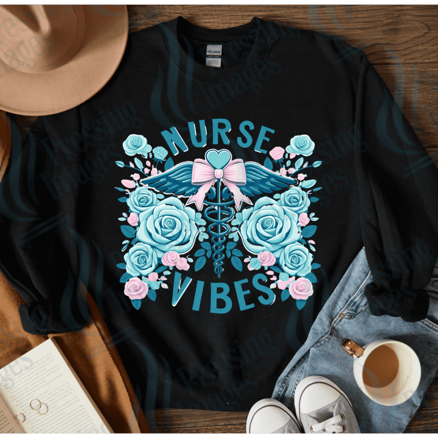 DTF 4066 Nurse vibes - Pressing Images