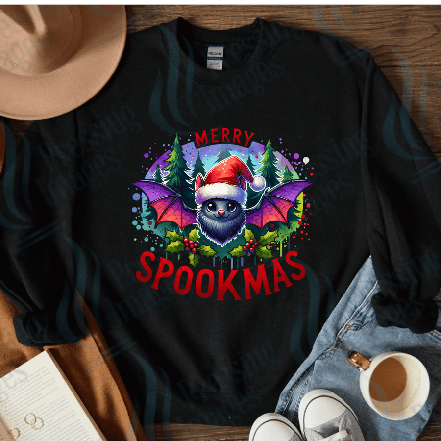 DTF 4069 Merry Spookmas - Pressing Images