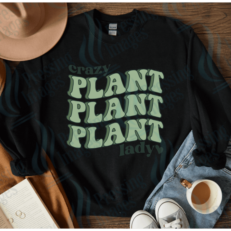 DTF 4070 Crazy plant lady - Pressing Images