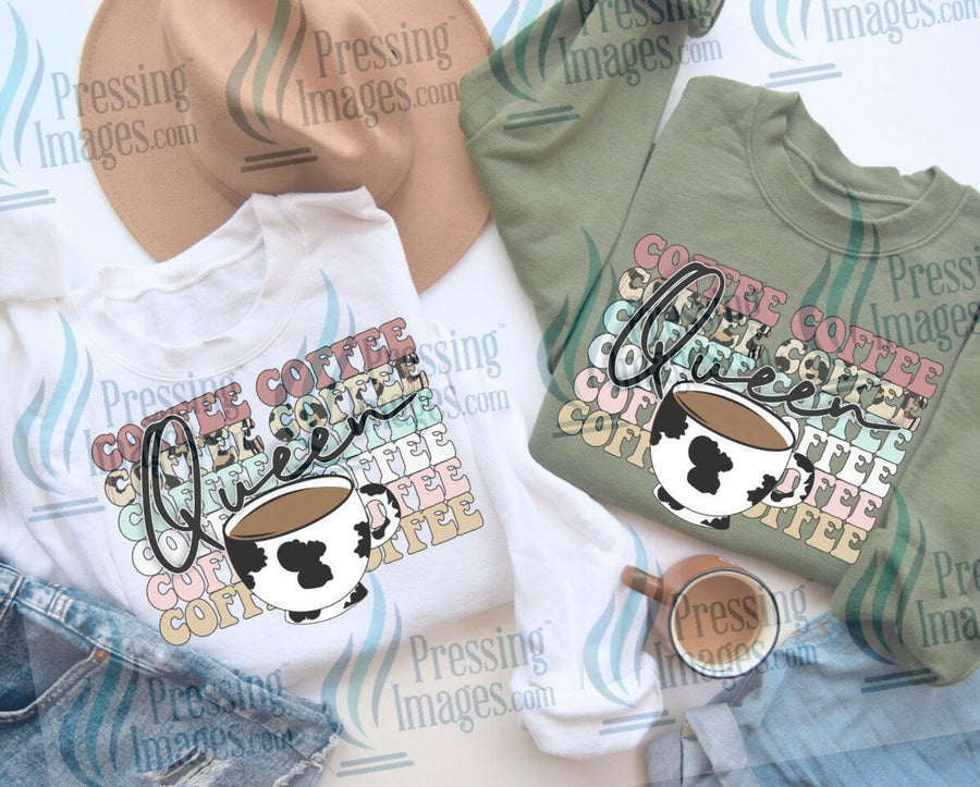 DTF: 507 Coffee Queen - Pressing Images