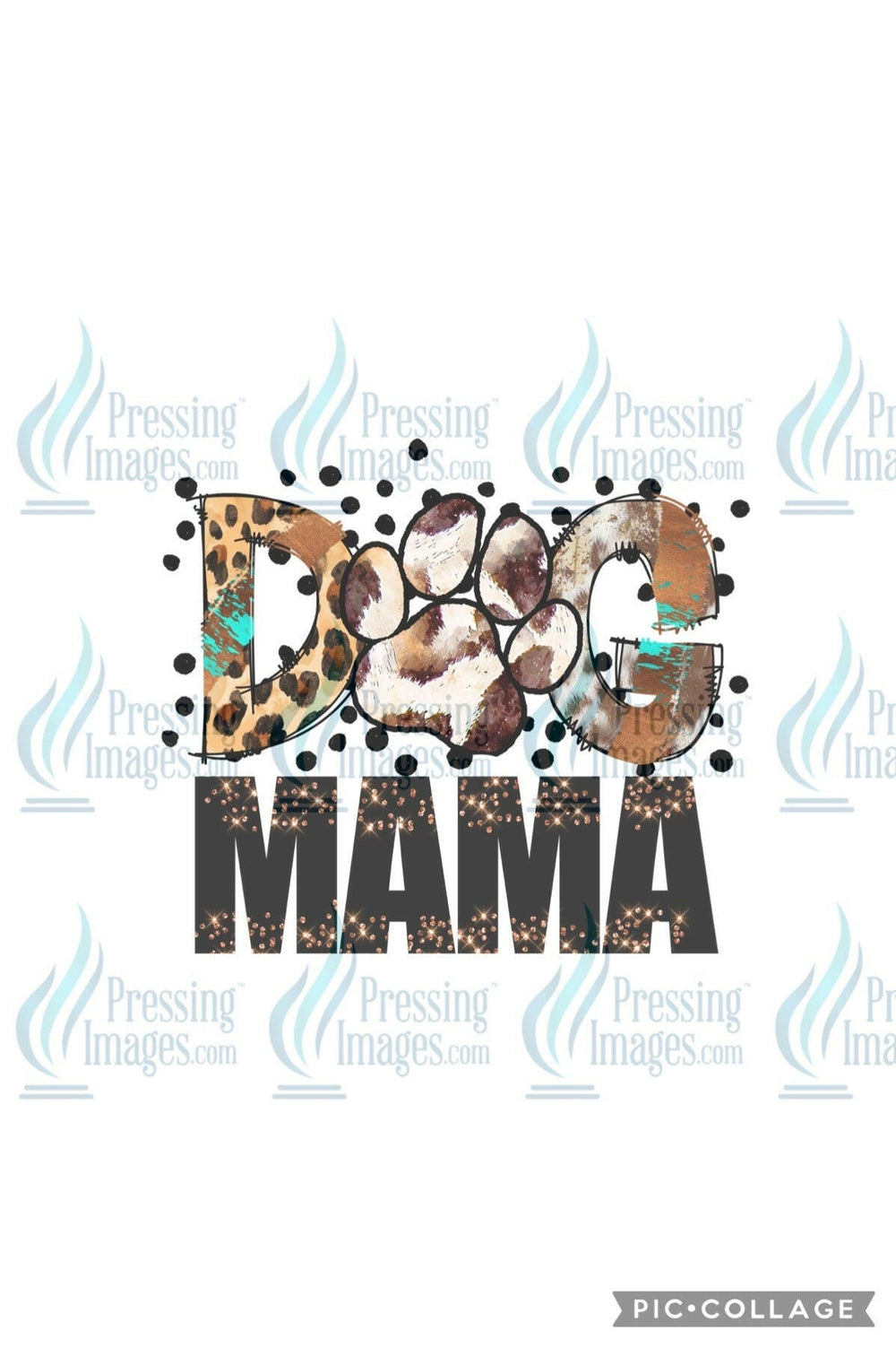 DTF: 509 Dog Mama - Pressing Images