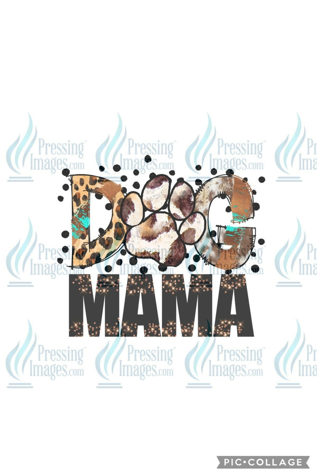 DTF: 509 Dog Mama - Pressing Images