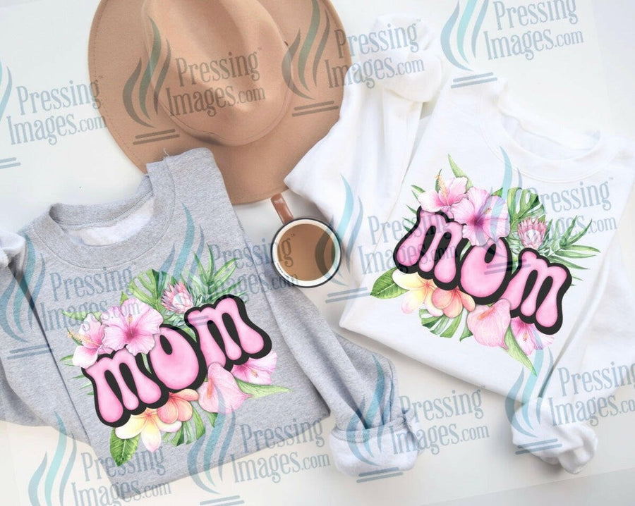 DTF: 521 Tropical Mom - Pressing Images