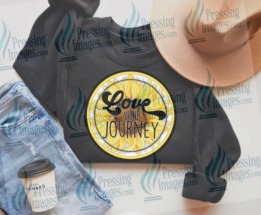 DTF: 530 Love your journey - Pressing Images