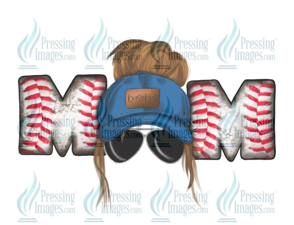 DTF: 554 Baseball Mom dirty blonde - Pressing Images