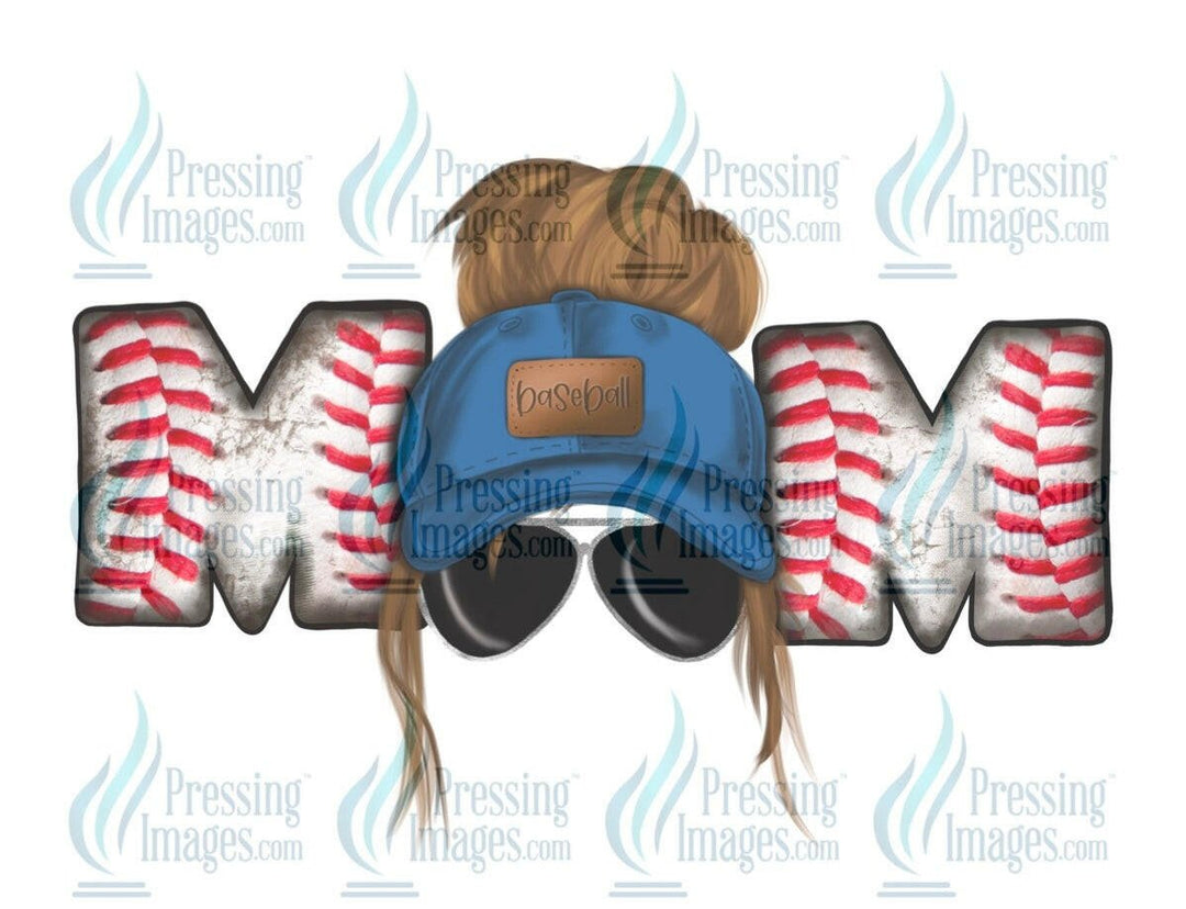 DTF: 554 Baseball Mom dirty blonde - Pressing Images