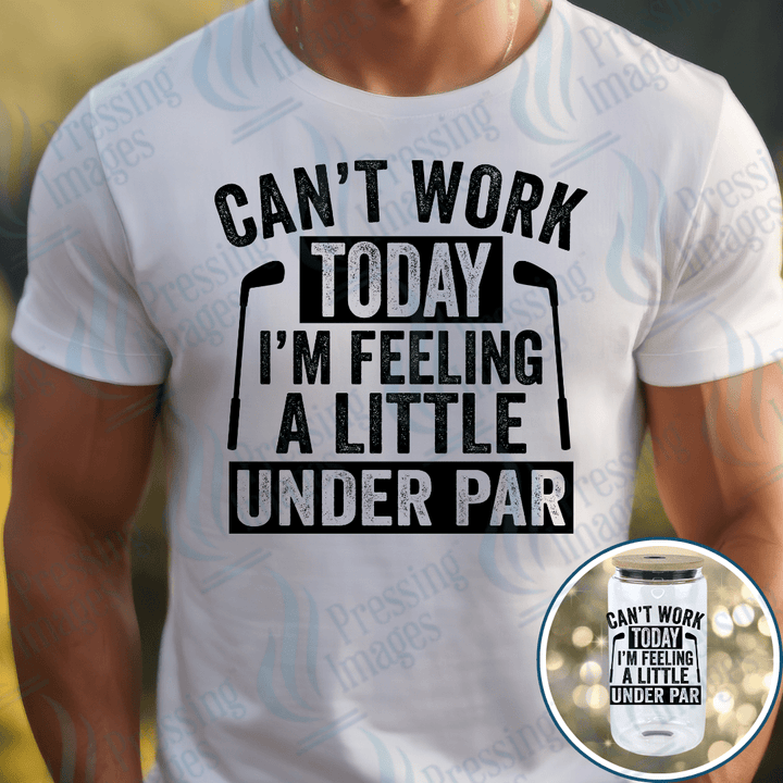 DTF 6011 Can't Word Today - Pressing Images