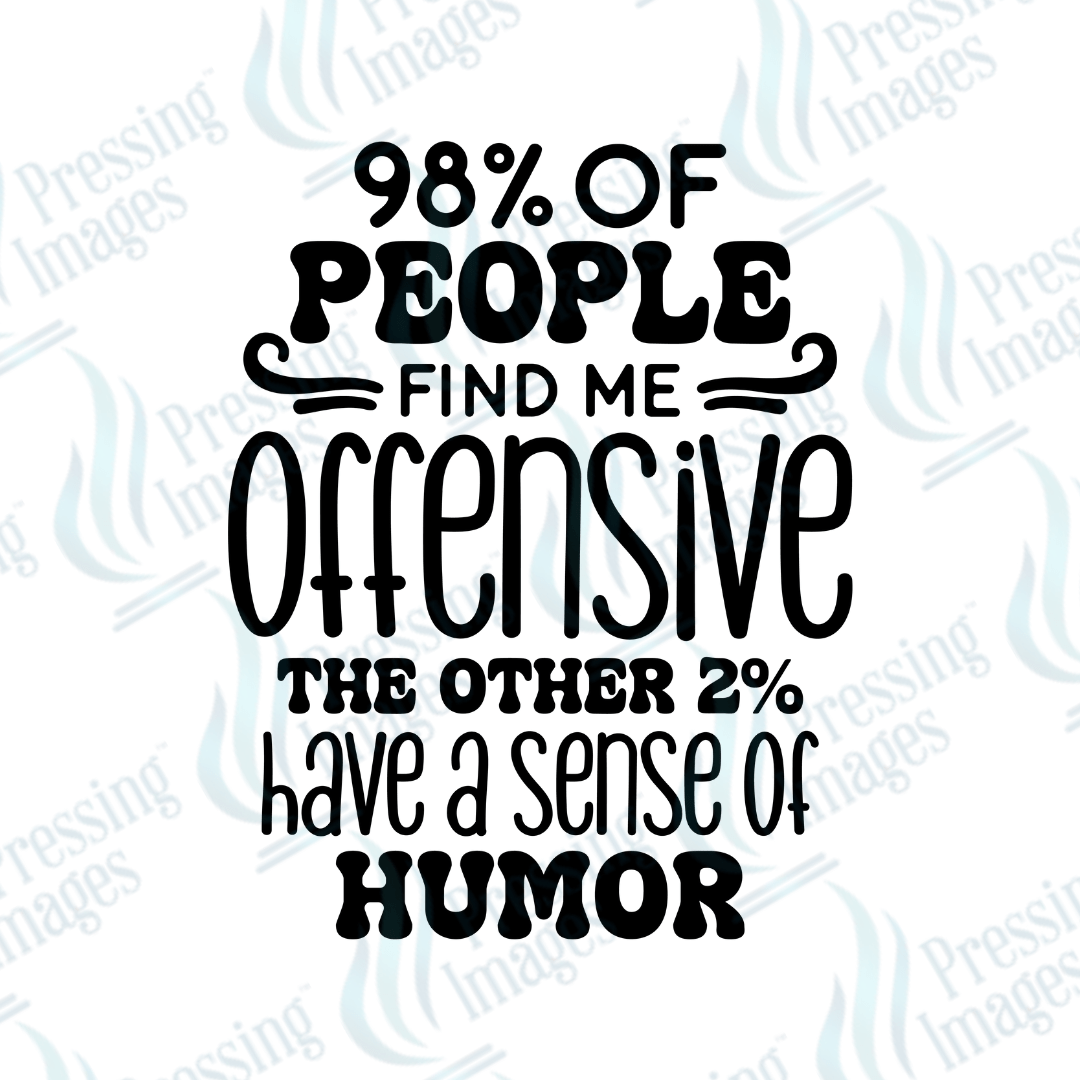 DTF 6020 Percent Of People - Pressing Images