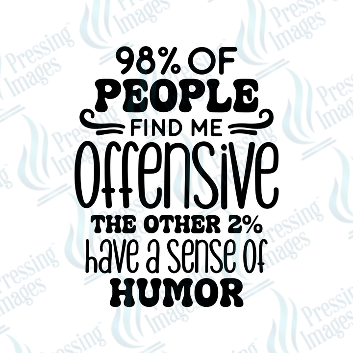 DTF 6020 Percent Of People - Pressing Images