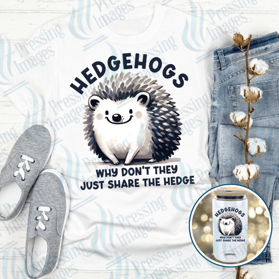 DTF 6022 Hedgehogs - Pressing Images