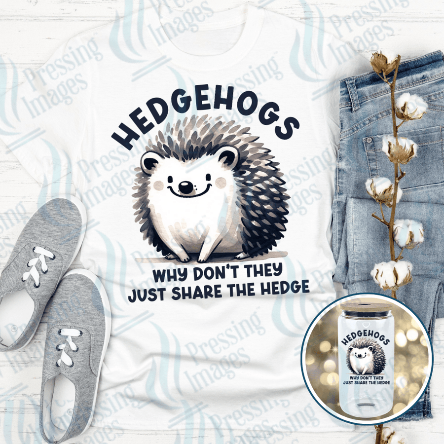 DTF 6022 Hedgehogs - Pressing Images