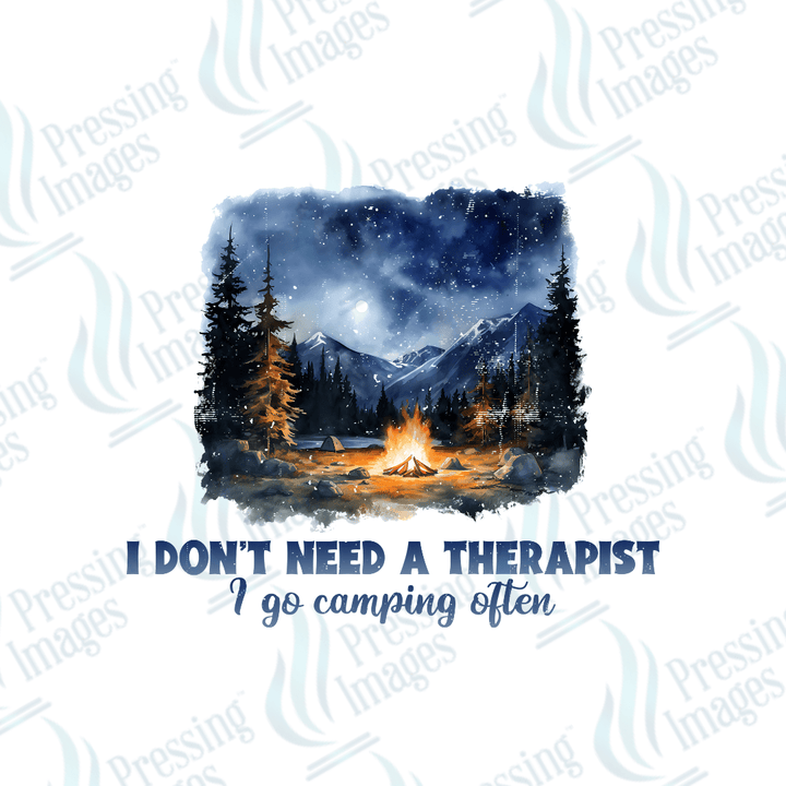 DTF 6025 I Don't Need A Therapist - Pressing Images