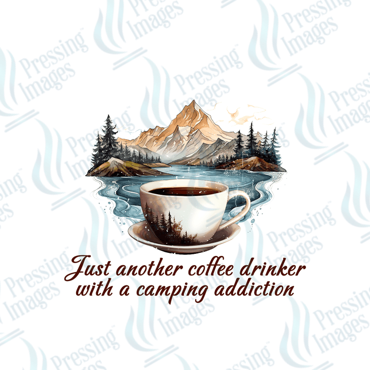 DTF 6026 Just Another Coffee Drinker - Pressing Images