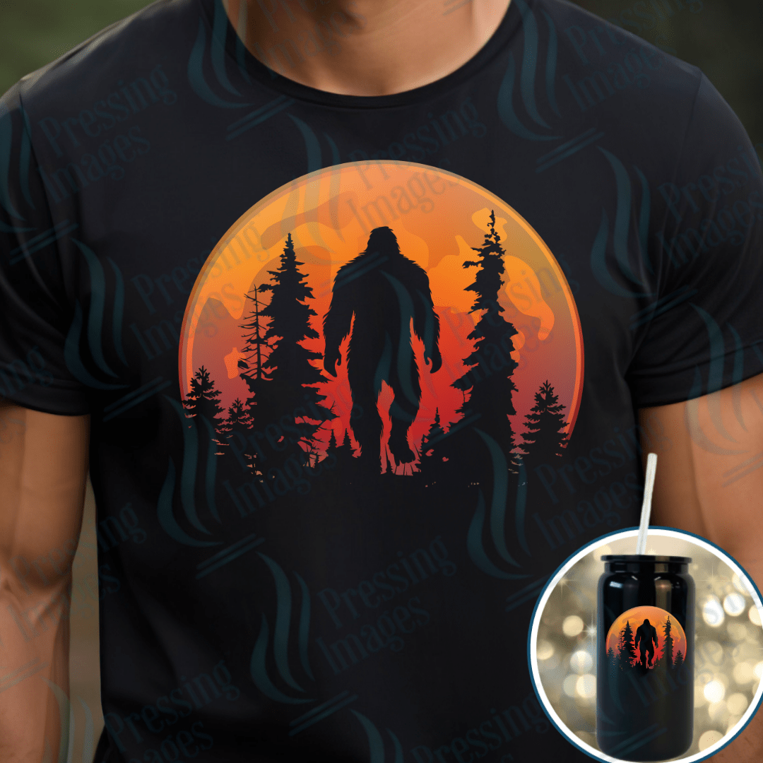 DTF 6035 Bigfoot ( Needs dark background ) - Pressing Images