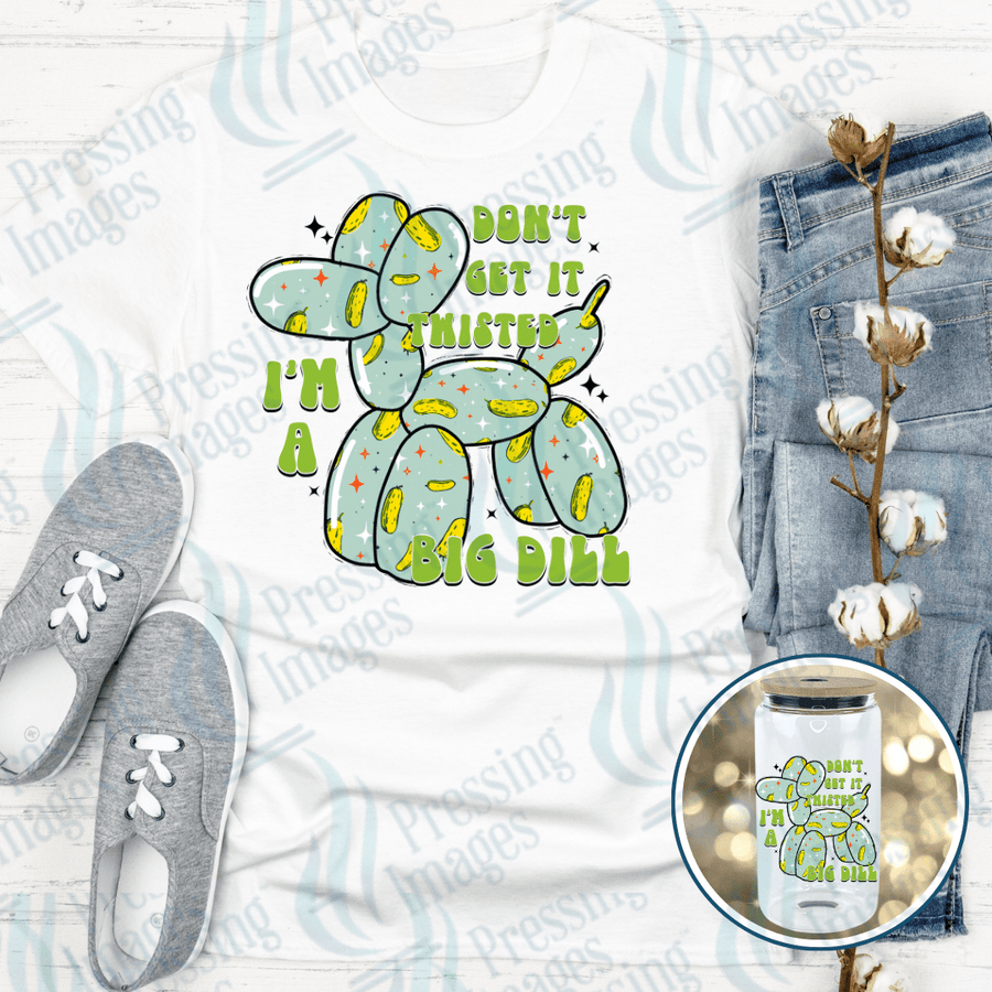 DTF 6040 Balloon Dog Pickle - Pressing Images
