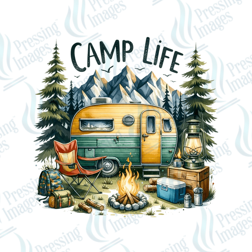 DTF 6058 Camp Life Van - Pressing Images