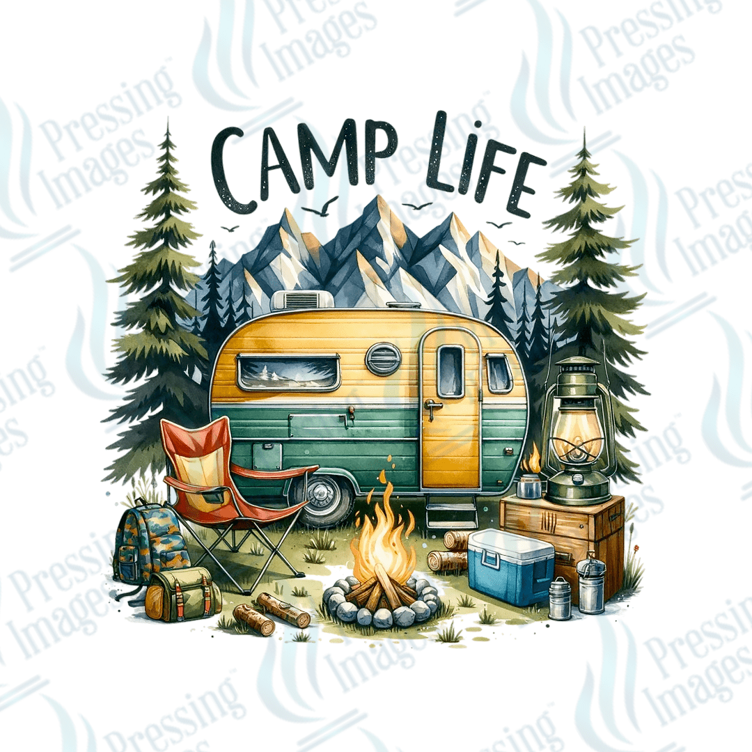 DTF 6058 Camp Life Van - Pressing Images
