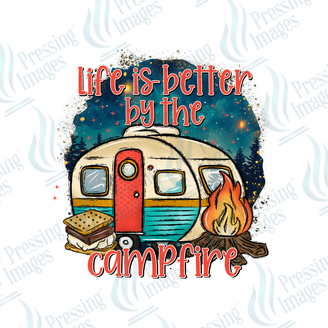 DTF 6060 Campfire - Pressing Images