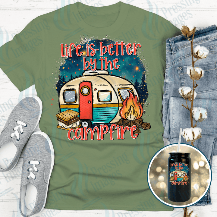 DTF 6060 Campfire - Pressing Images