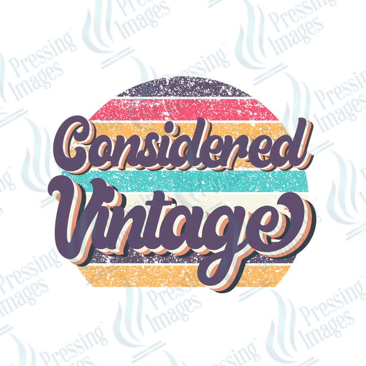 DTF 6070 Considered Vintage - Pressing Images
