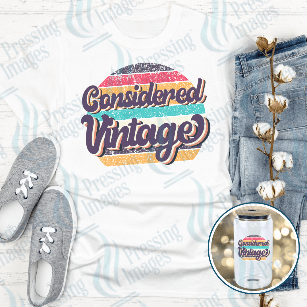 DTF 6070 Considered Vintage - Pressing Images
