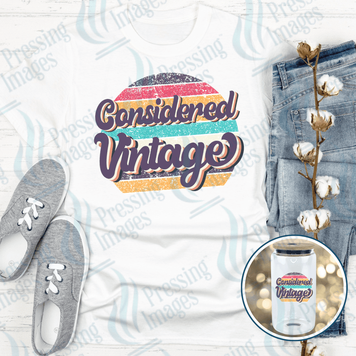 DTF 6070 Considered Vintage - Pressing Images