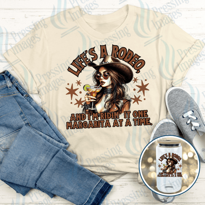 DTF 6071 Life's A Rodeo - Pressing Images