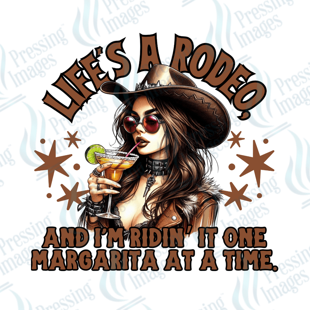 DTF 6071 Life's A Rodeo - Pressing Images